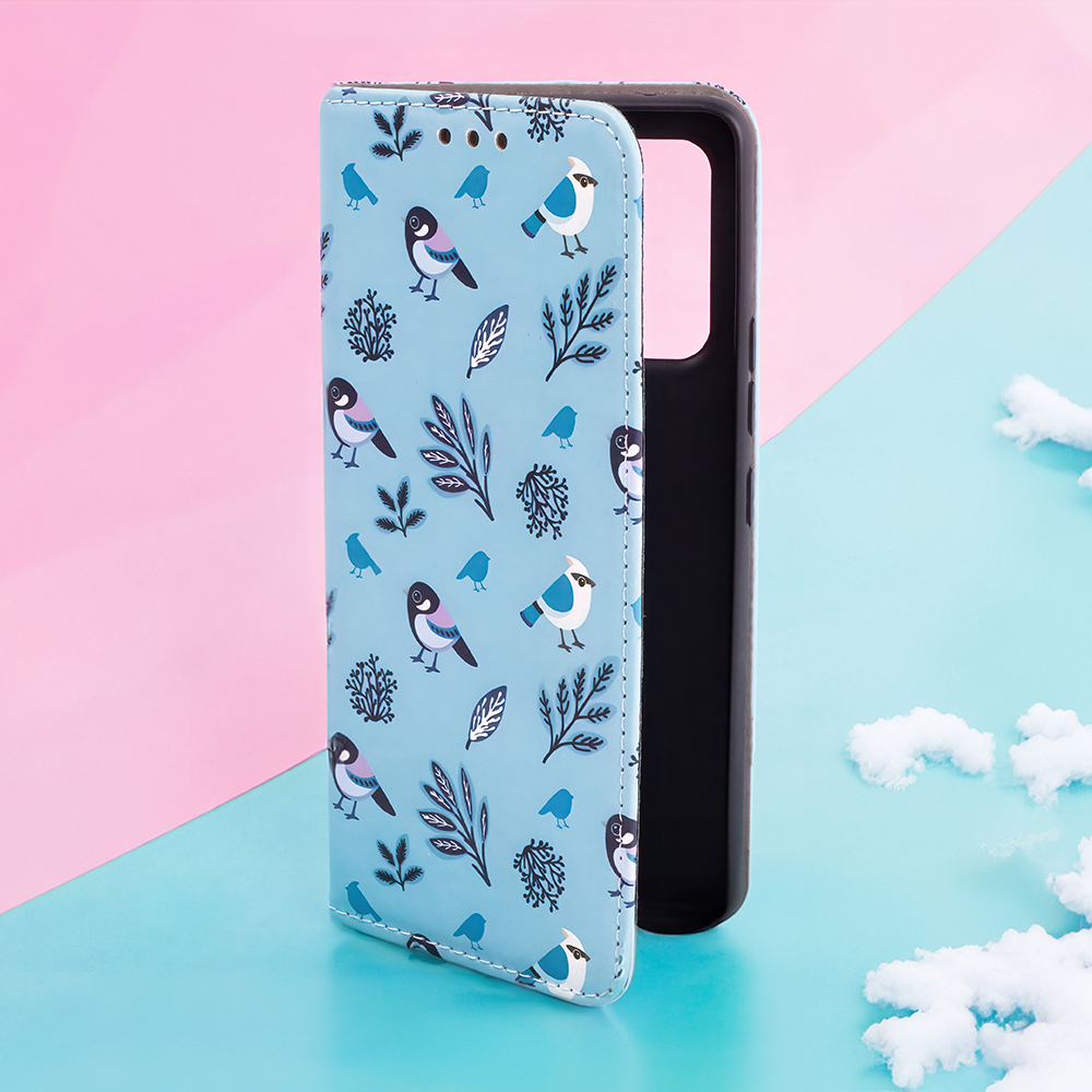Samsung A14 5G Trendy dėklas Winter birds 12
