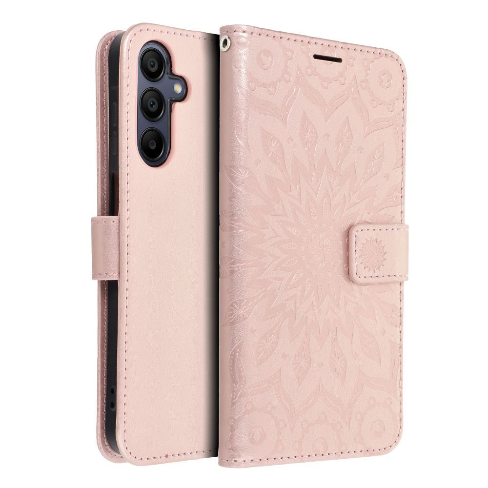 Samsung A15 5G MEZZO rose gold Mandala dėklas 11
