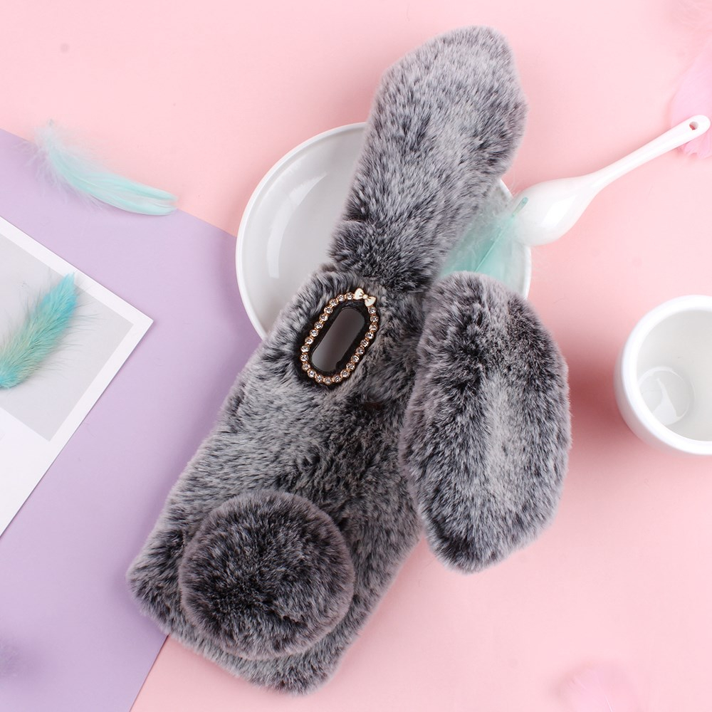 Samsung A20e dark grey nugarėlė Fluffy Rabbit