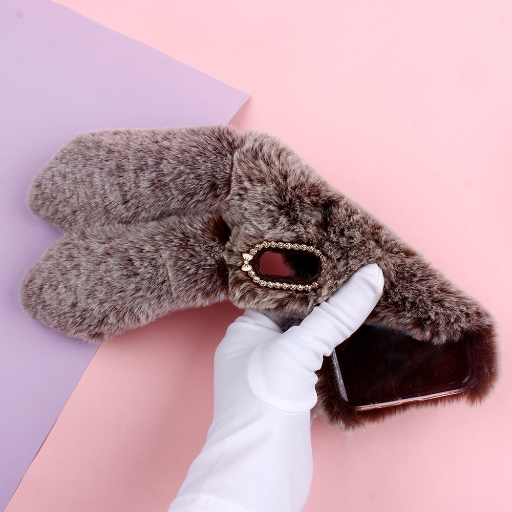 Samsung A20e ruda nugarėlė Fluffy Rabbit 3