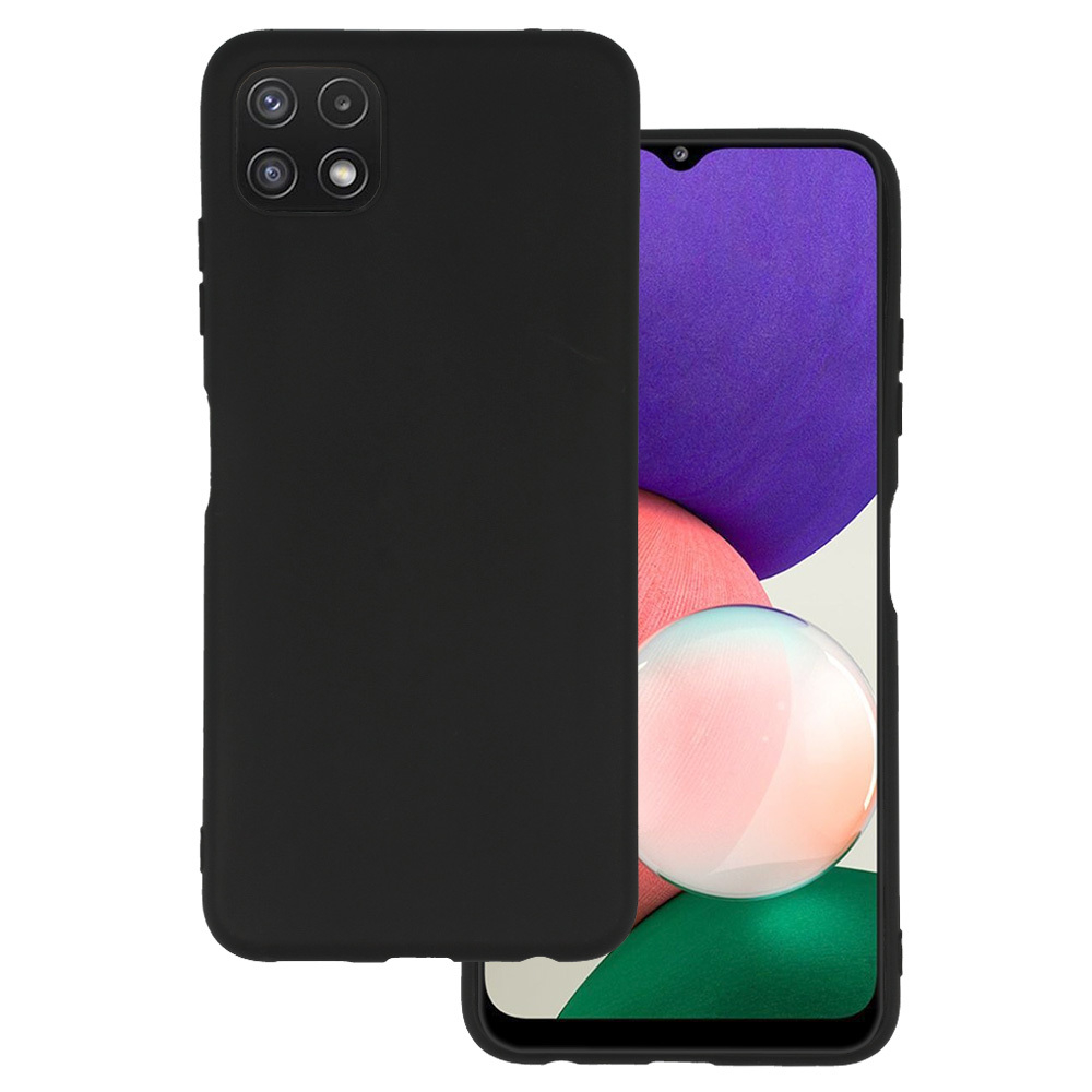 Samsung A22 5G juoda MAT+ nugarėlė