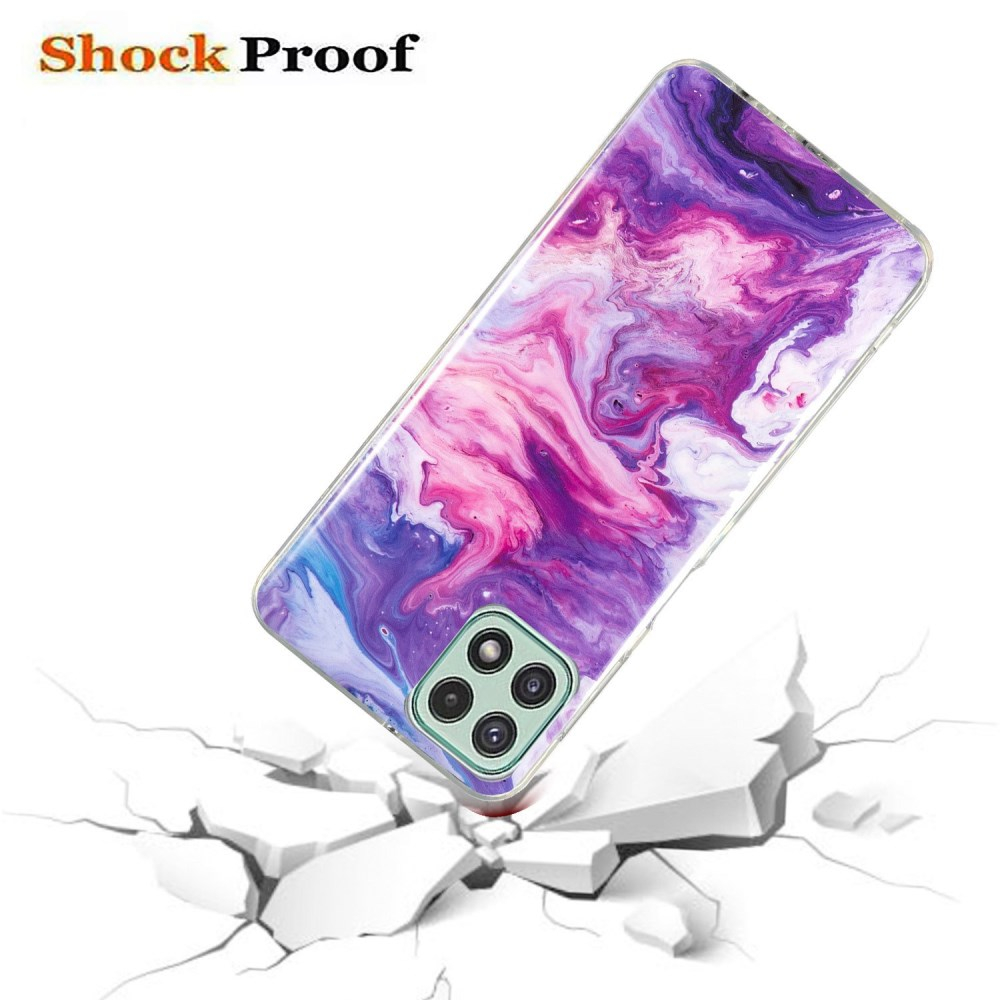 Samsung A22 5G Tracy nugarėlė Purple Marble 2