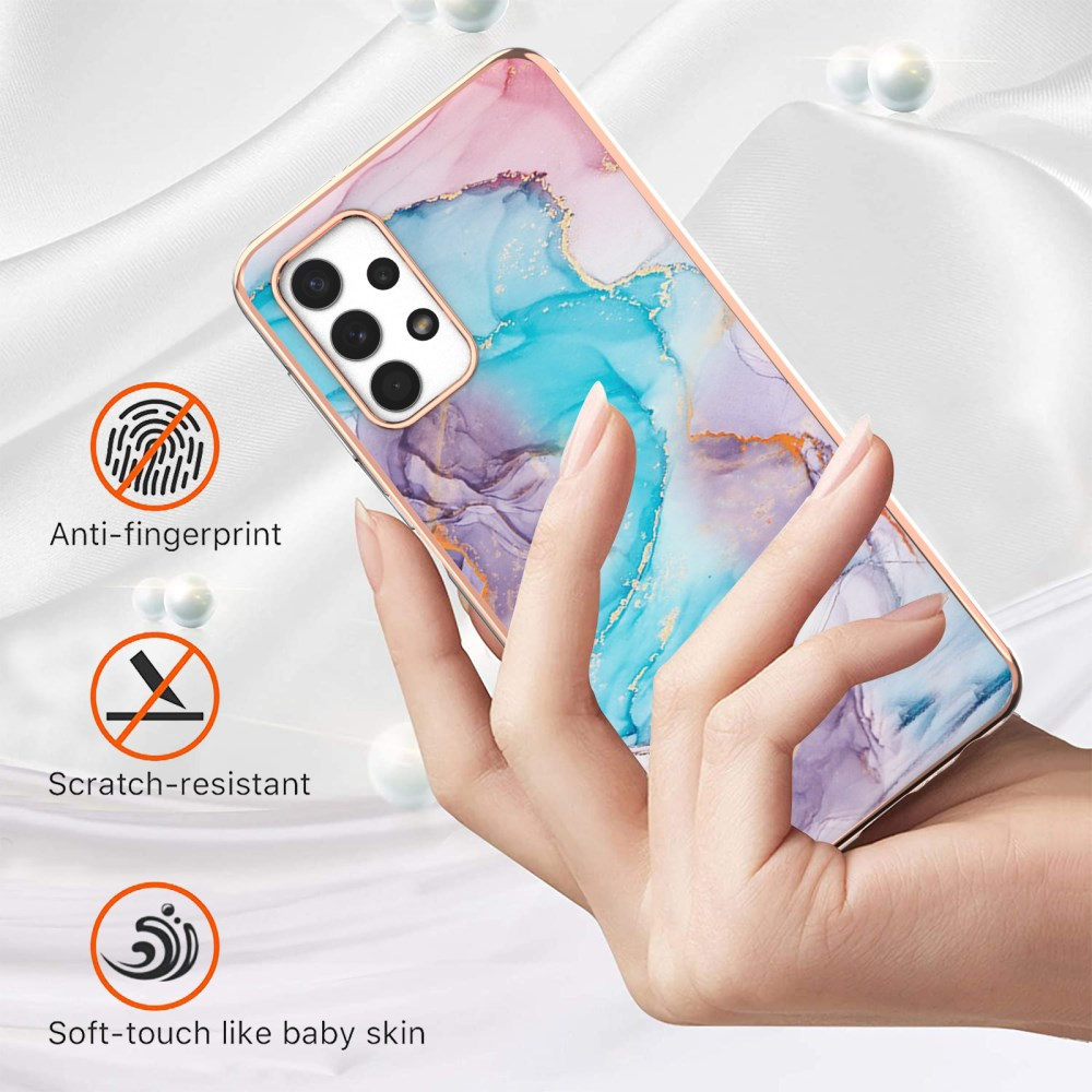 Samsung A23/A23 5G Tracy nugarėlė MILKY WAY MARBLE Blue 2