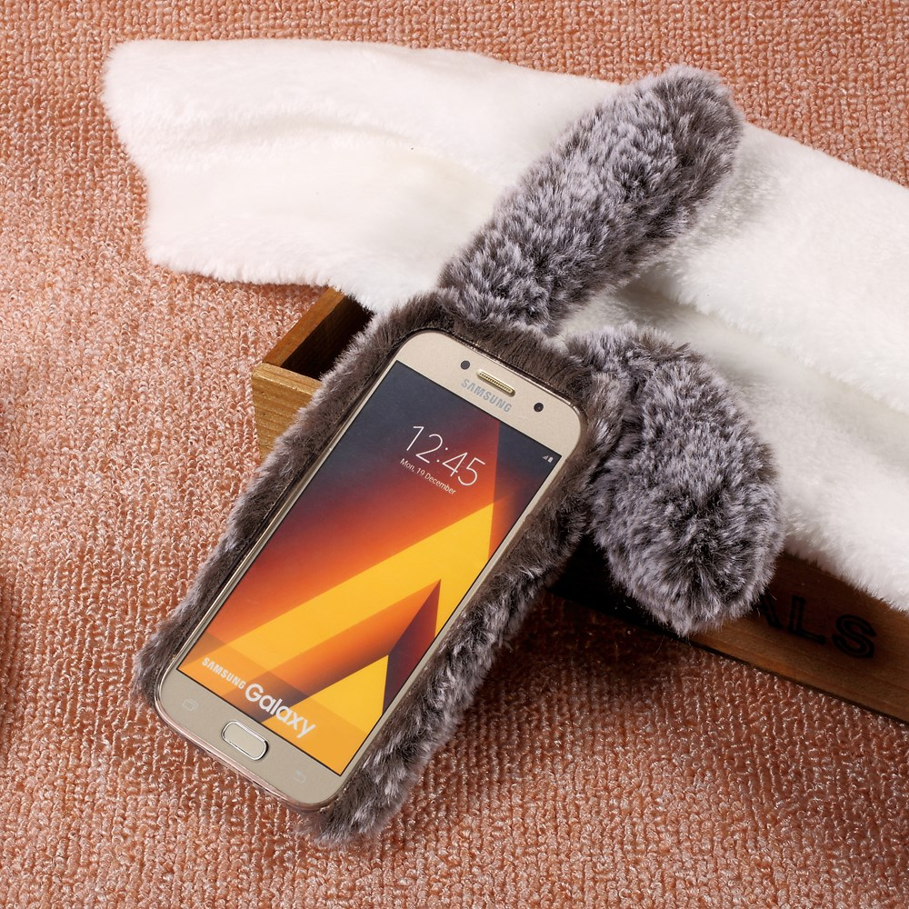 Samsung A3 2017 ruda nugarėlė Fluffy rabbit 1
