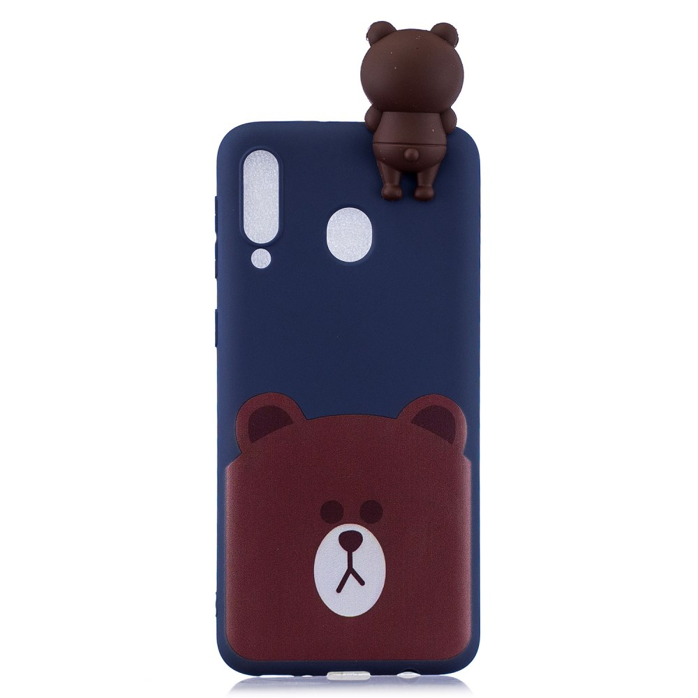 Samsung A30/A20 mėlyna nugarėlė Brown Bear 4D 1