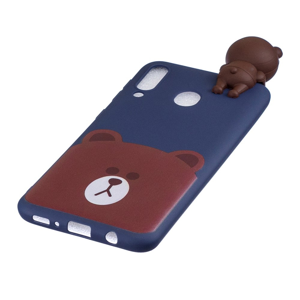 Samsung A30/A20 mėlyna nugarėlė Brown Bear 4D 3