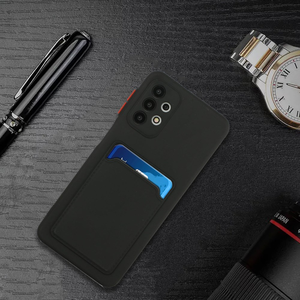 Samsung A32 Tracy juoda nugarėlė SOLID WITH CARD SLOT 5