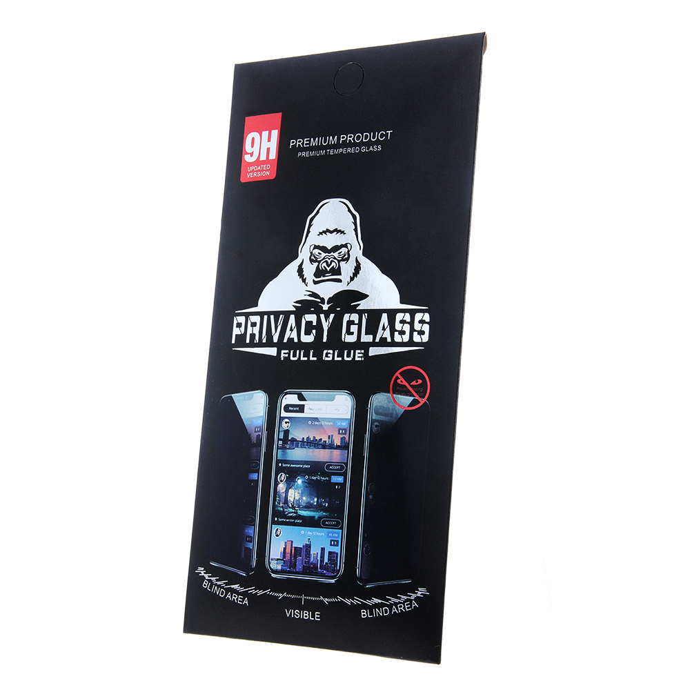 Samsung A33 5G black pilnas 5D PRIVACY stiklas 7