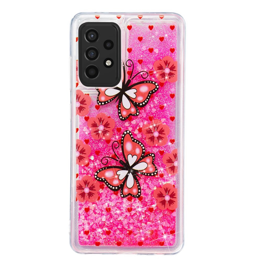 Samsung A33 5G Tracy Water Heart nugarėlė Pink Butterflies 1