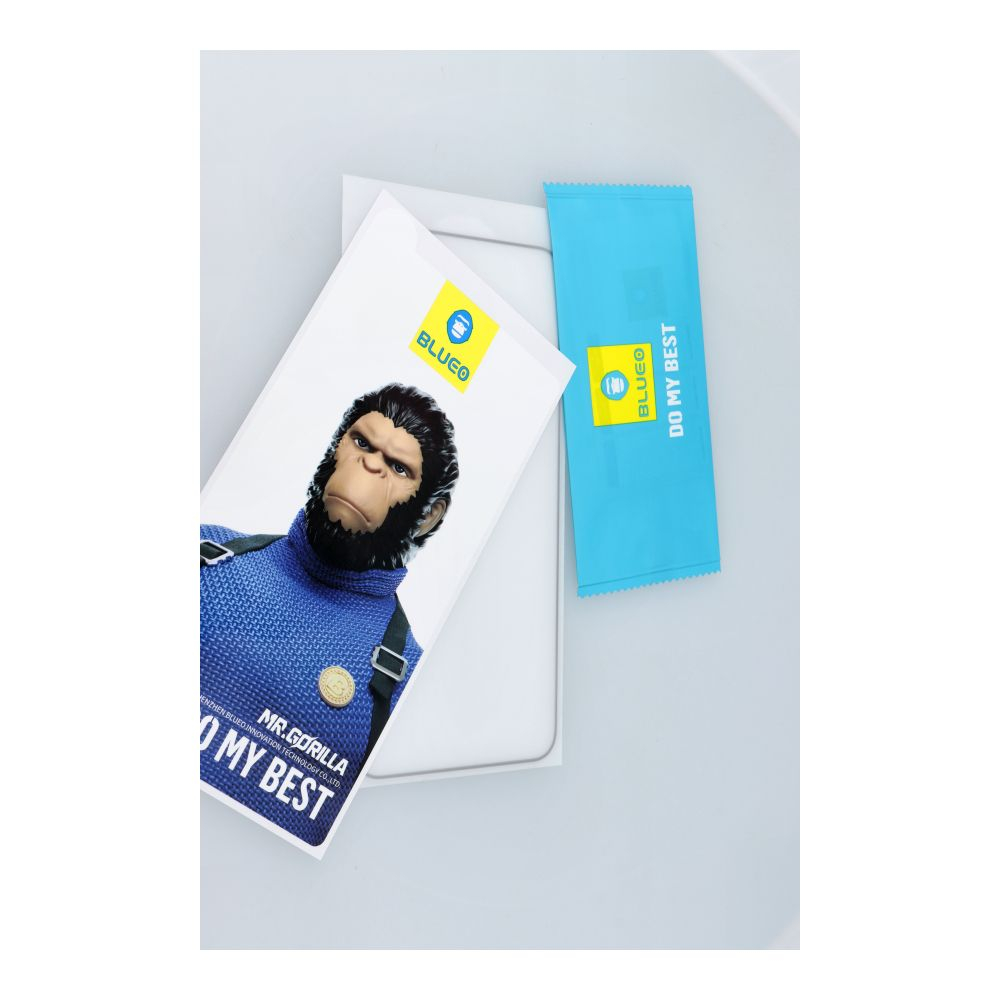 Samsung A35 5G / A55 5G / A36 5G / A56 5G / S24 FE black pilnas Mr. Monkey 5D stiklas 3