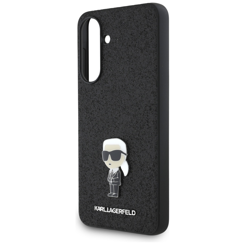 Samsung A36 5G Black Fixed Glitter Ikonik Metal Pin KARL LAGERFELD nugarėlė 4