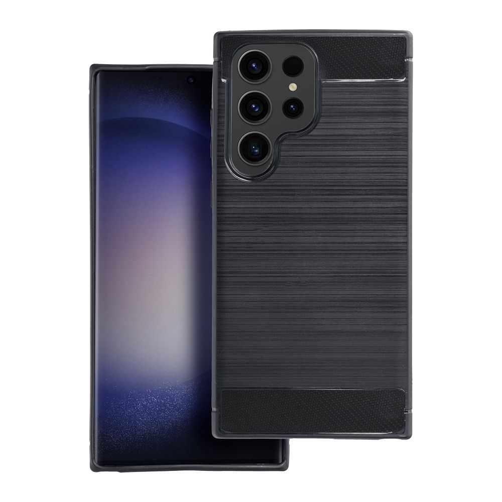 Samsung A40 juoda LYGCARBON nugarėlė 1