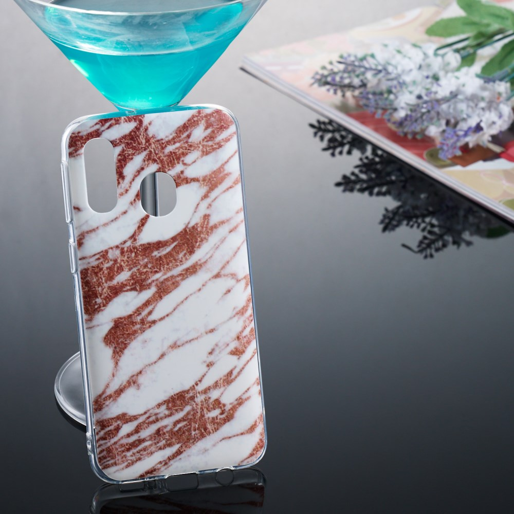 Samsung A40 Tracy nugarėlė Light Brown Marble 4