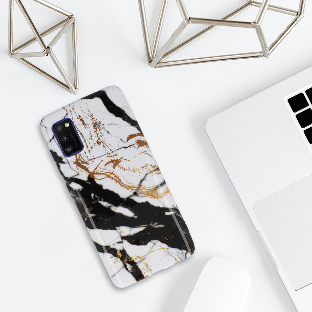 Samsung A41 MARBLE SILICONE nugarėlė Design3 3