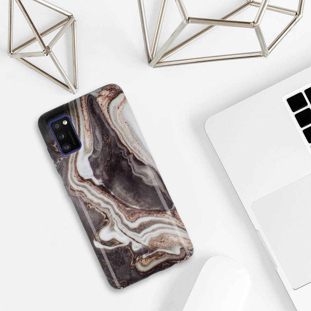 Samsung A41 MARBLE SILICONE nugarėlė Design7 3