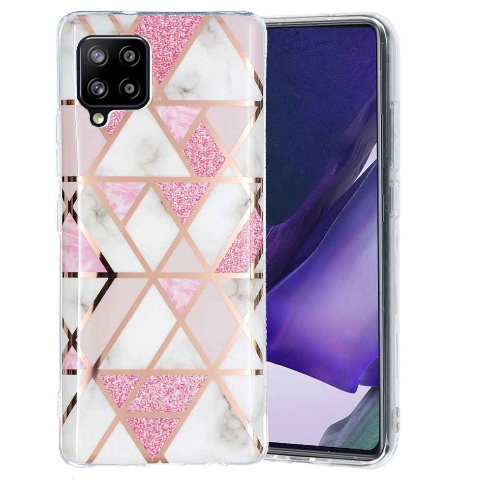 Samsung A42 5G Tracy nugarėlė Geometric rose marble 1