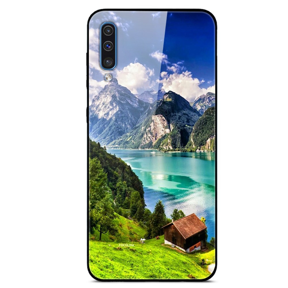 Samsung A50 picture glass nugarėlė Green Hill Cottage