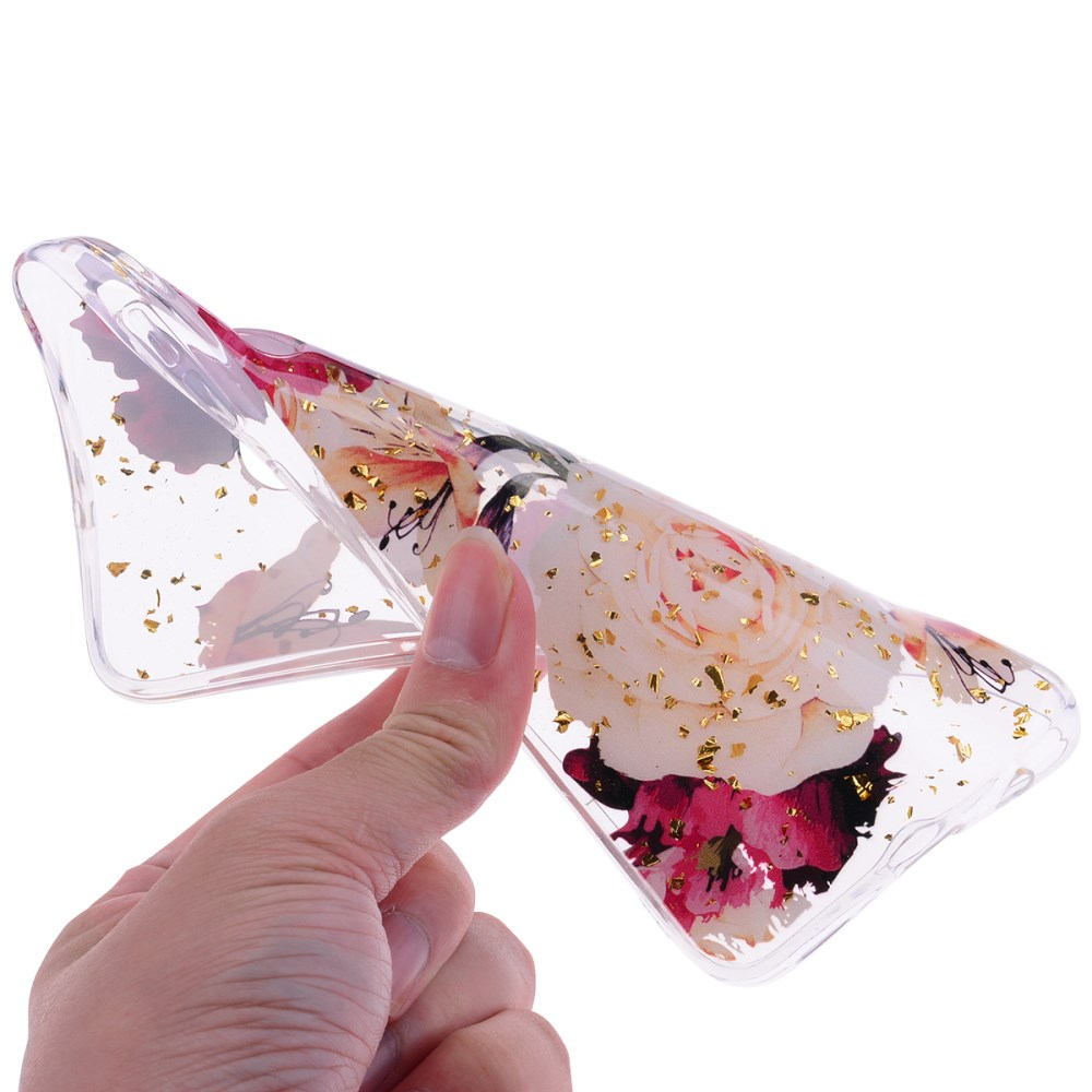 Samsung A50 Tracy clear glitter nugarėlė Pretty Flowers 4