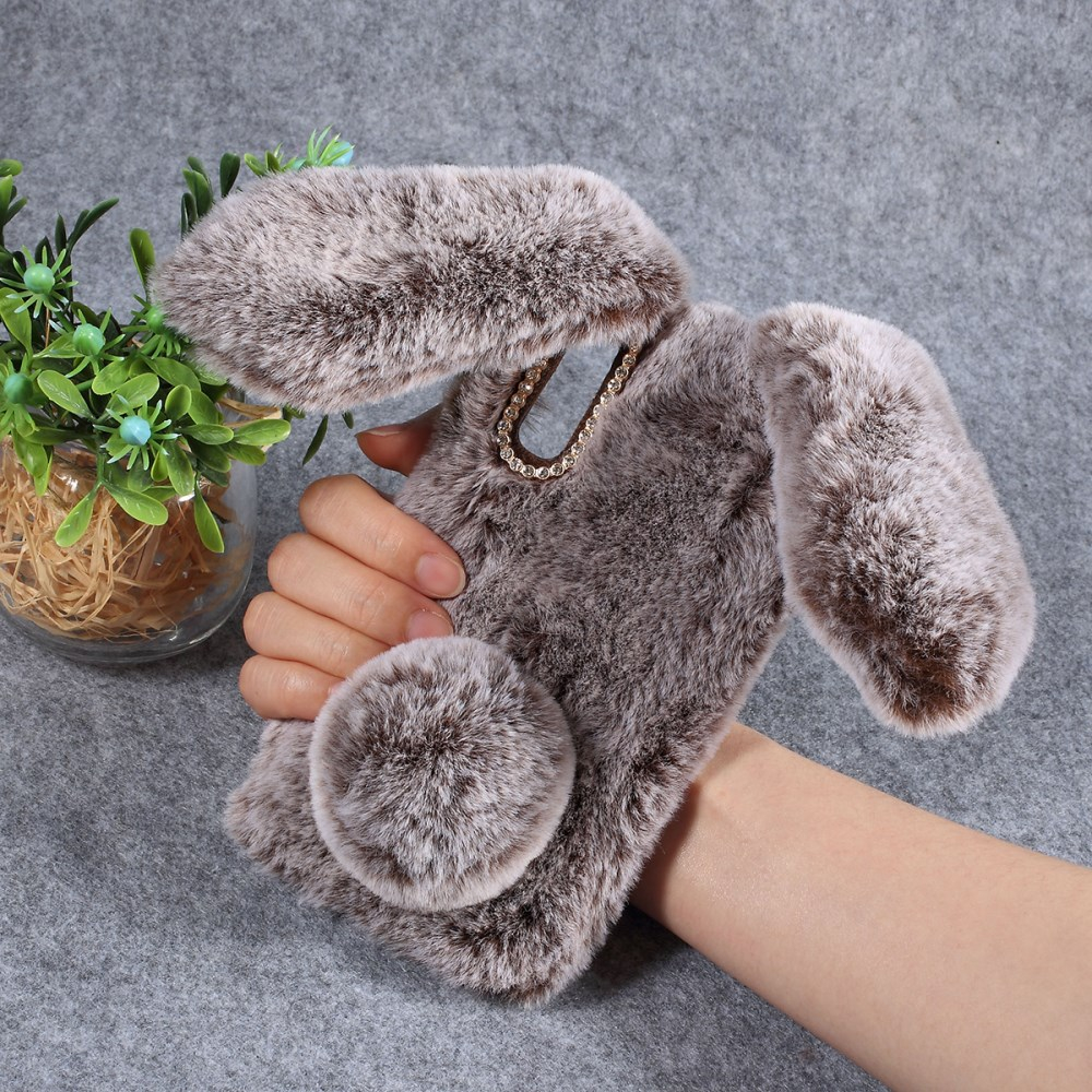 Samsung A50/A30S brown nugarėlė Fluffy rabbit 3