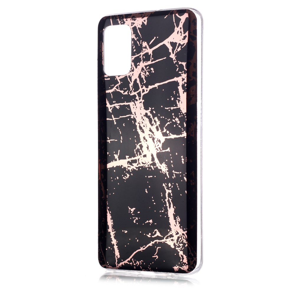 Samsung A51 Tracy nugarėlė Black&Gold Marble 1