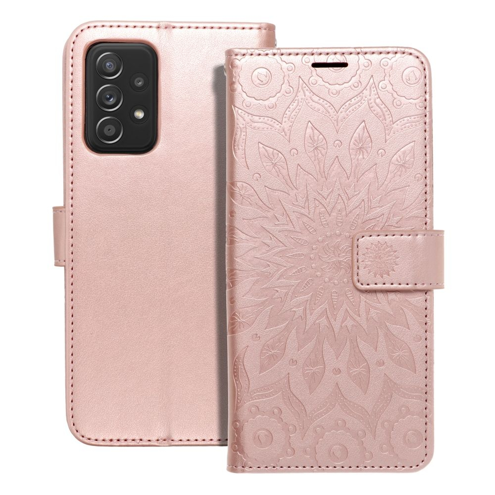 Samsung A52/A52 5G MEZZO rose gold Mandala dėklas
