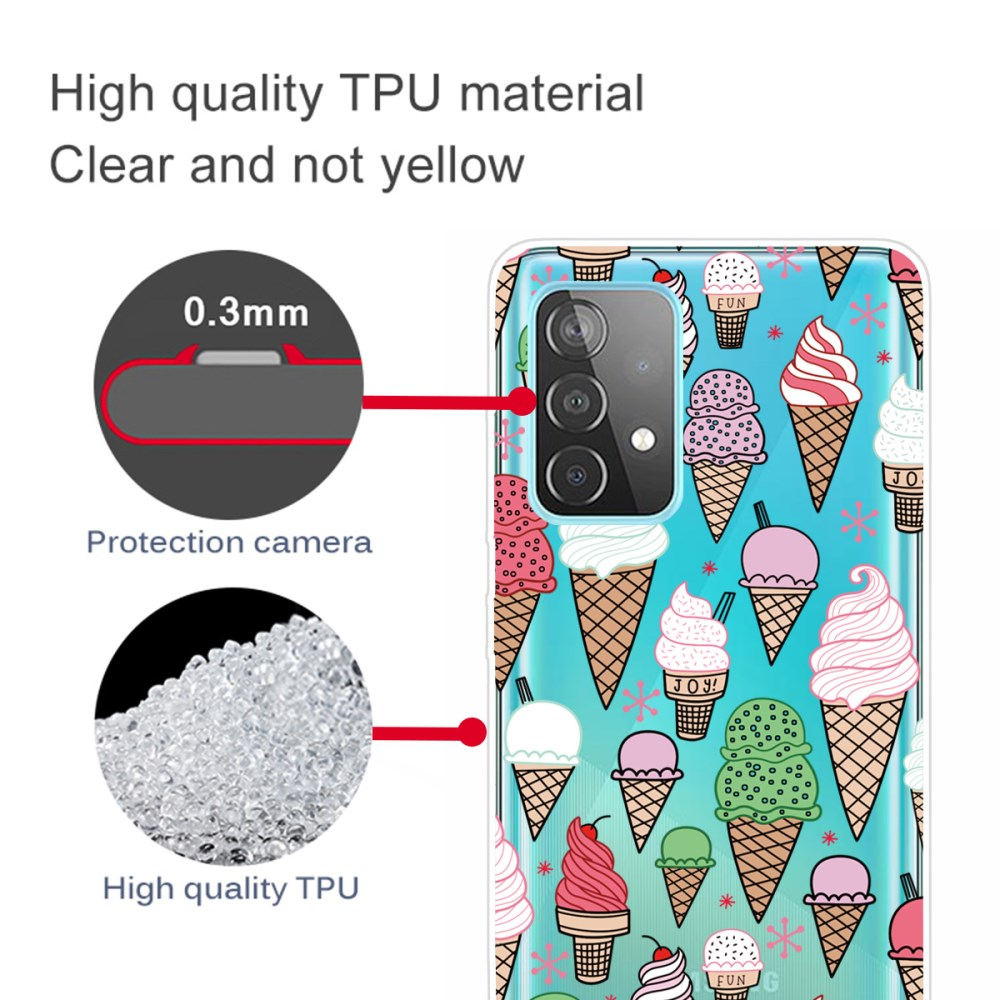 Samsung A52/A52 5G Tracy clear nugarėlė Little Ice Cream 2