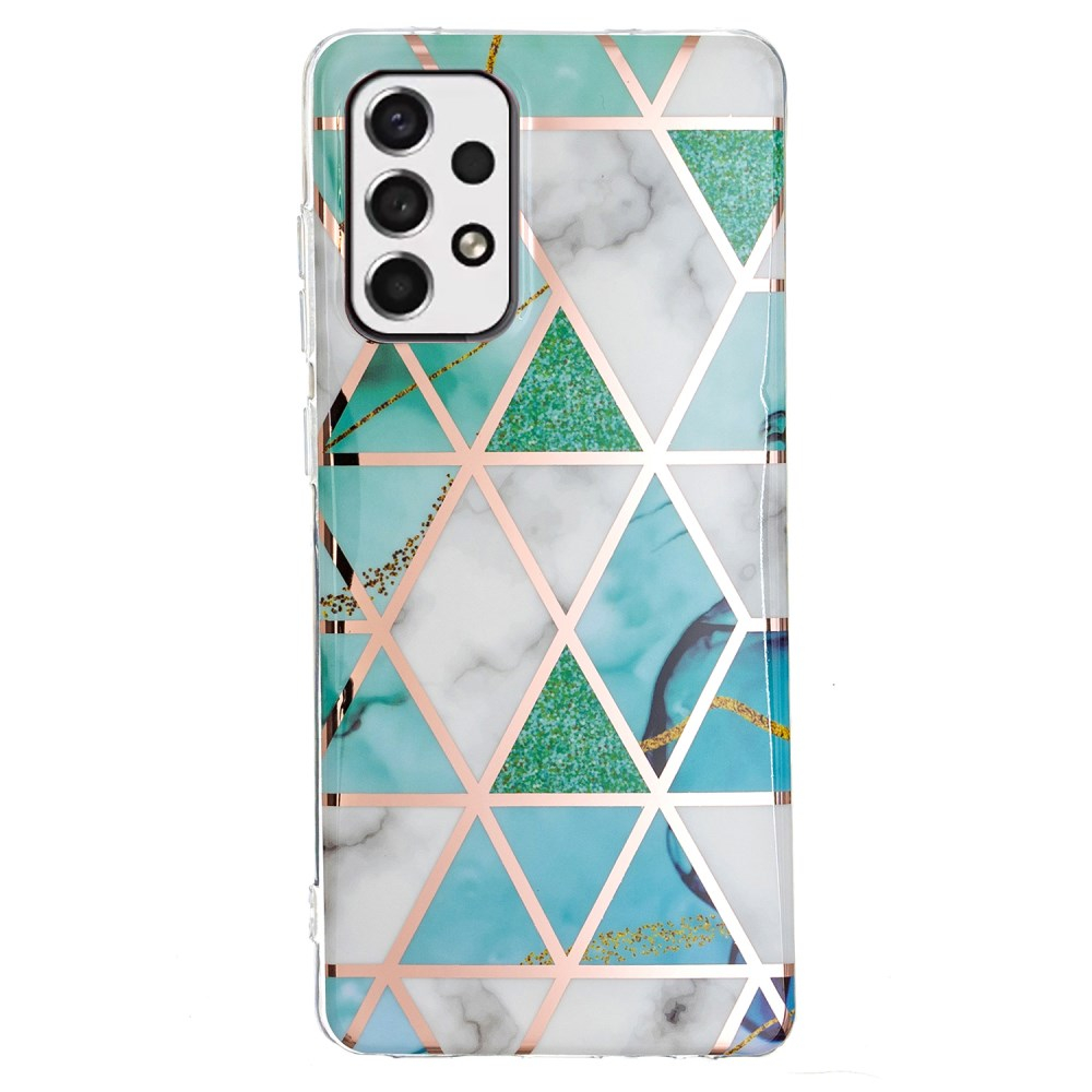 Samsung A53 5G Tracy nugarėlė Geometric marble Green/White