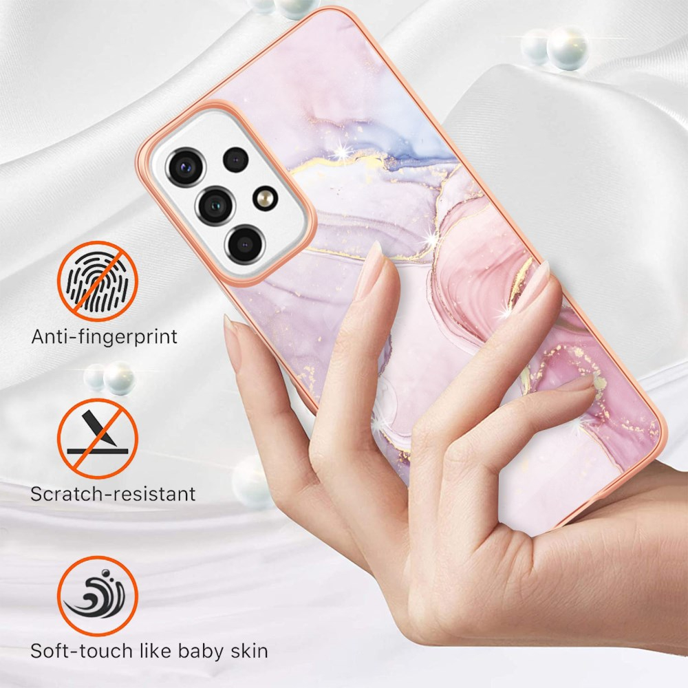 Samsung A53 5G Tracy nugarėlė MILKY WAY MARBLE Rose 1
