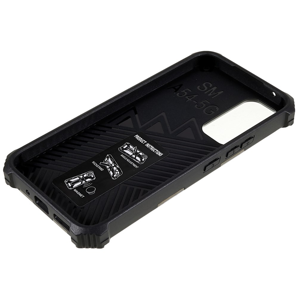 Samsung A54 5G black camouflage ARMOR METAL nugarėlė 4