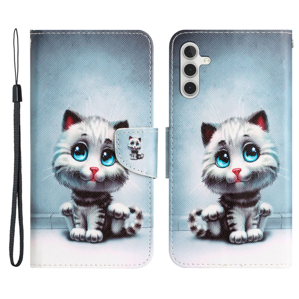 Samsung A54 5G Tracy fashion dėklas Cat With Blue Eyes