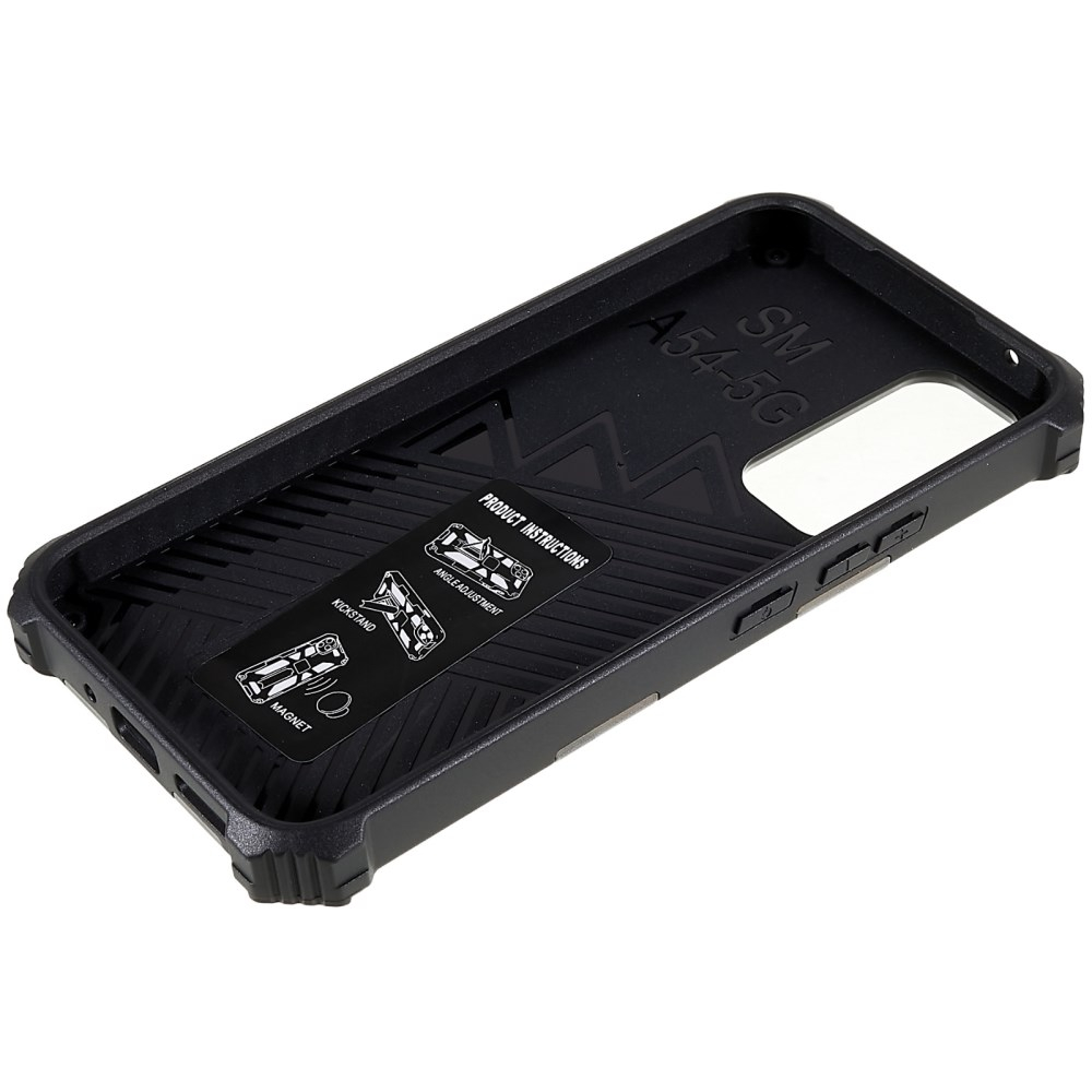 Samsung A54 5G green camouflage ARMOR METAL nugarėlė 4