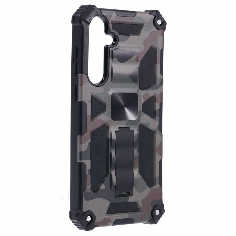 Samsung A55 5G green camouflage ARMOR METAL nugarėlė 2