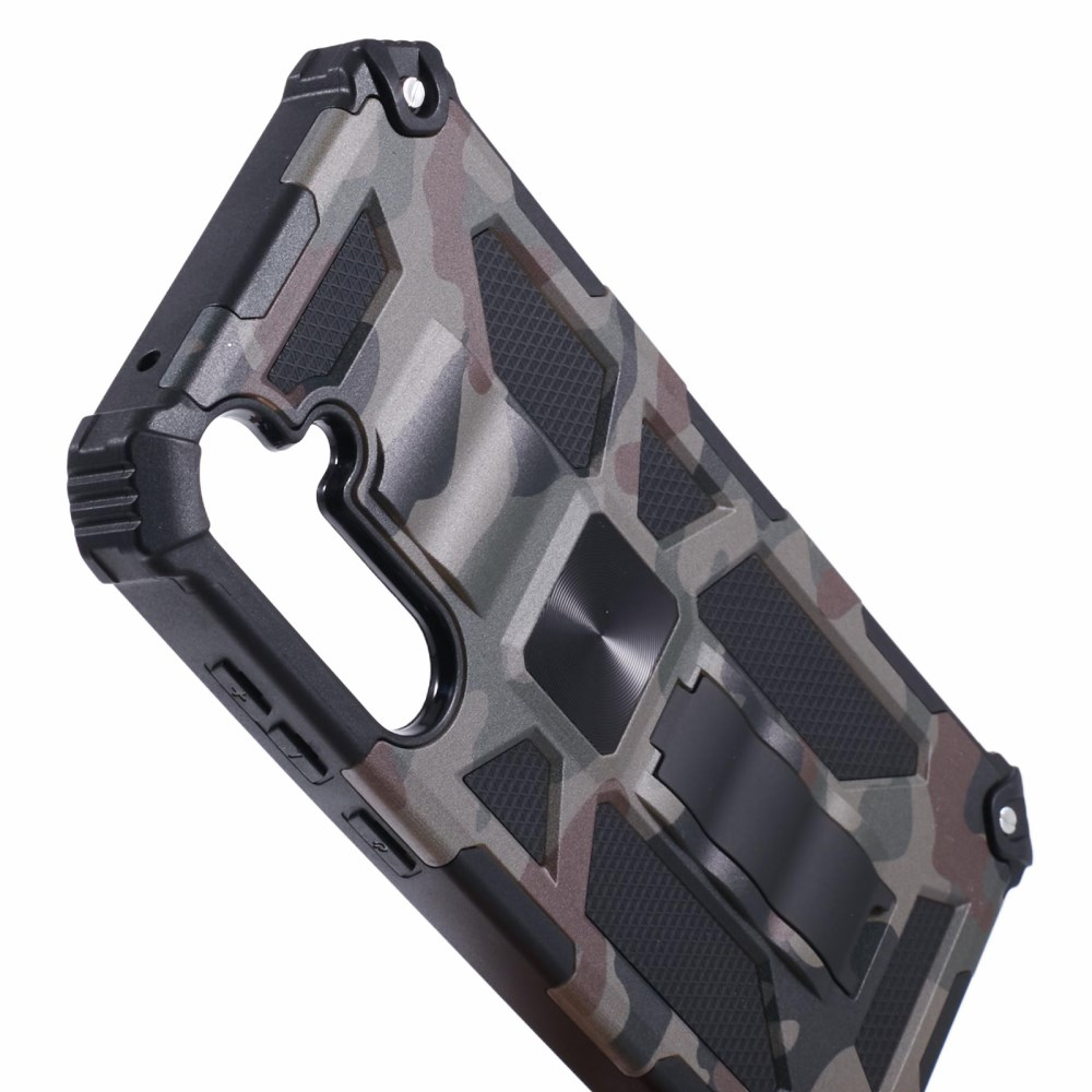 Samsung A55 5G green camouflage ARMOR METAL nugarėlė 6