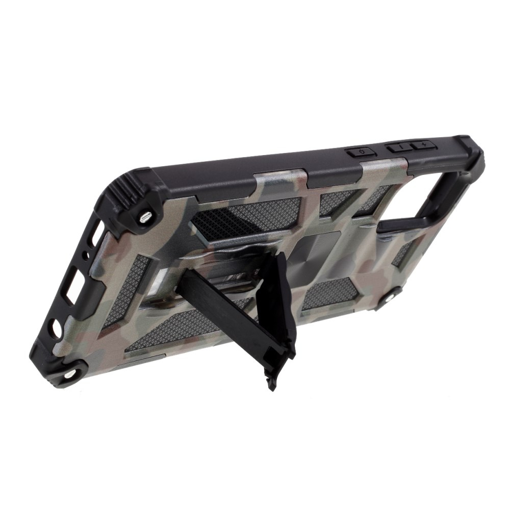 Samsung A71 green camouflage ARMOR METAL nugarėlė 5