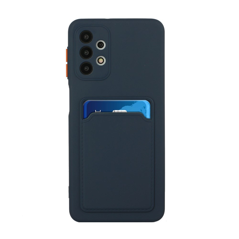 Samsung A72/A72 5G Tracy tamsiai mėlyna nugarėlė SOLID WITH CARD SLOT 1