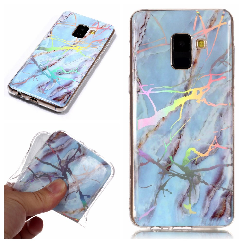 Samsung A8 2018 Tracy nugarėlė Blue Marble+