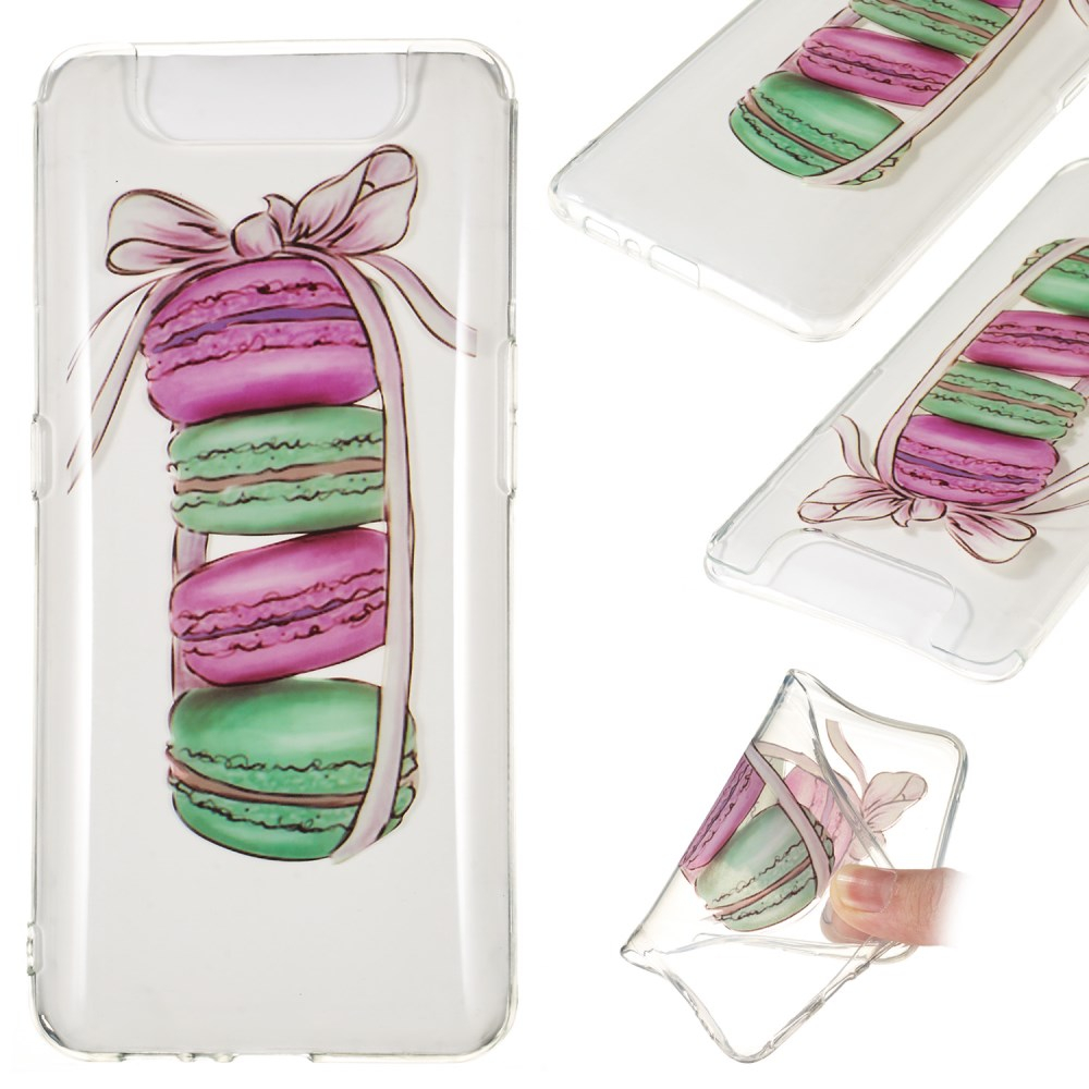 Samsung A80/A90 Tracy clear Macarons nugarėlė