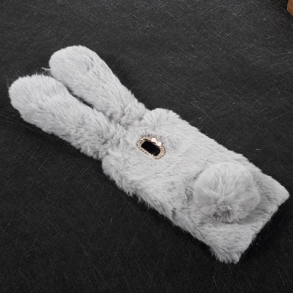 Samsung J5 2017 pilka nugarėlė Fluffy rabbit 3