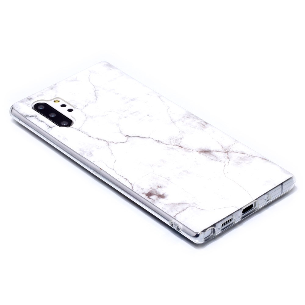 Samsung Note 10 PLUS Tracy nugarėlė White Marble 2