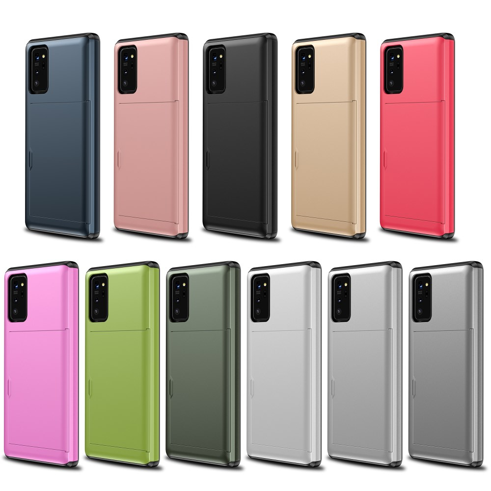 Samsung Note 20 juoda SLIDE CARD nugarėlė 1