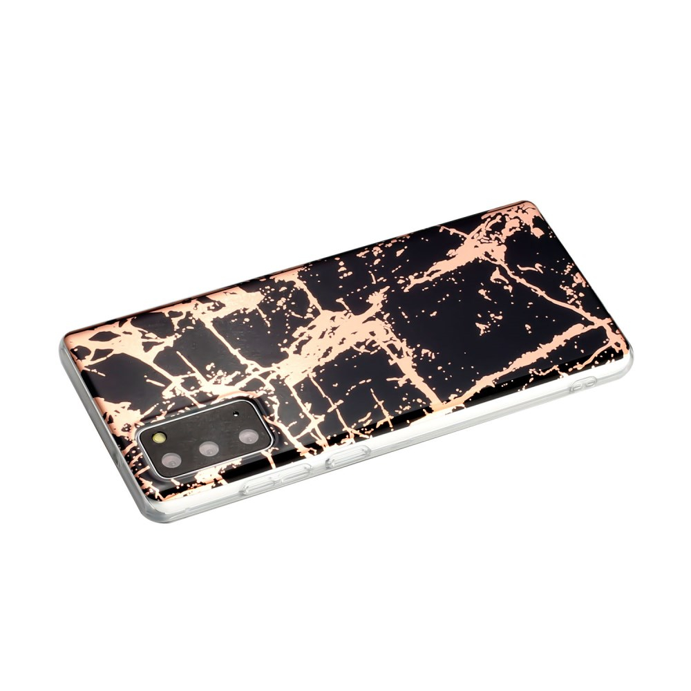Samsung Note 20 Tracy nugarėlė Black&Gold Marble 3
