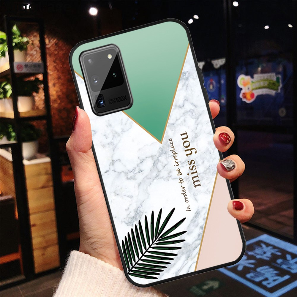 Samsung Note 20 Tracy nugarėlė Geometric marble Leaf 3