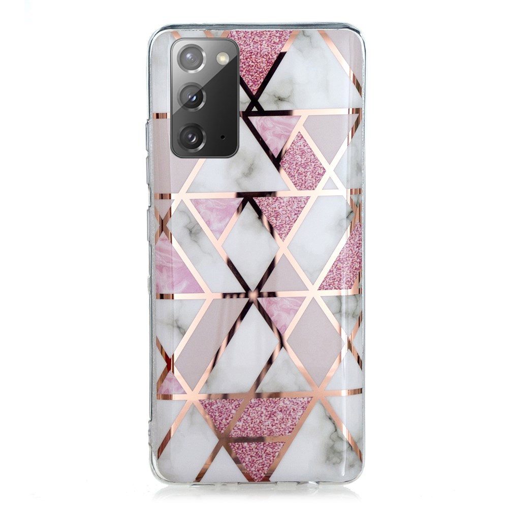 Samsung Note 20 Tracy nugarėlė Geometric rose marble 1