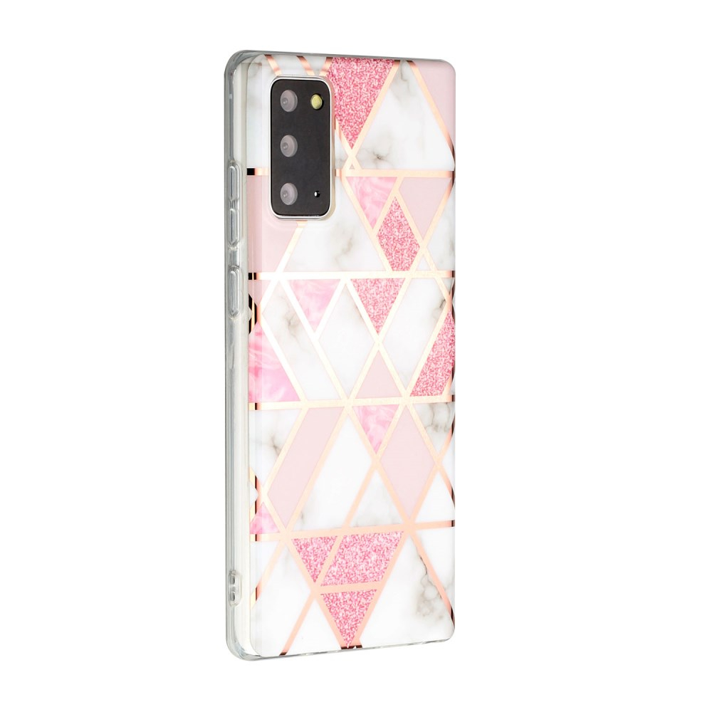 Samsung Note 20 Tracy nugarėlė Geometric rose marble 2