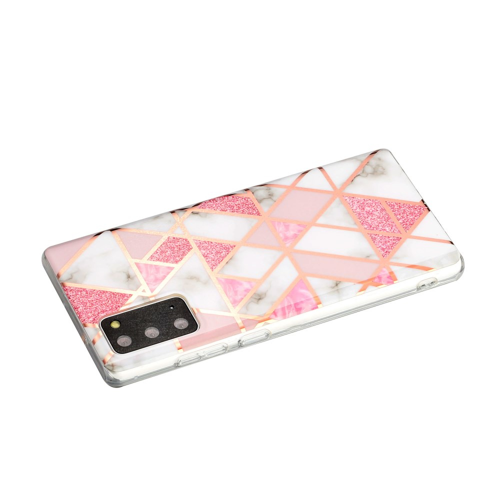 Samsung Note 20 Tracy nugarėlė Geometric rose marble 3