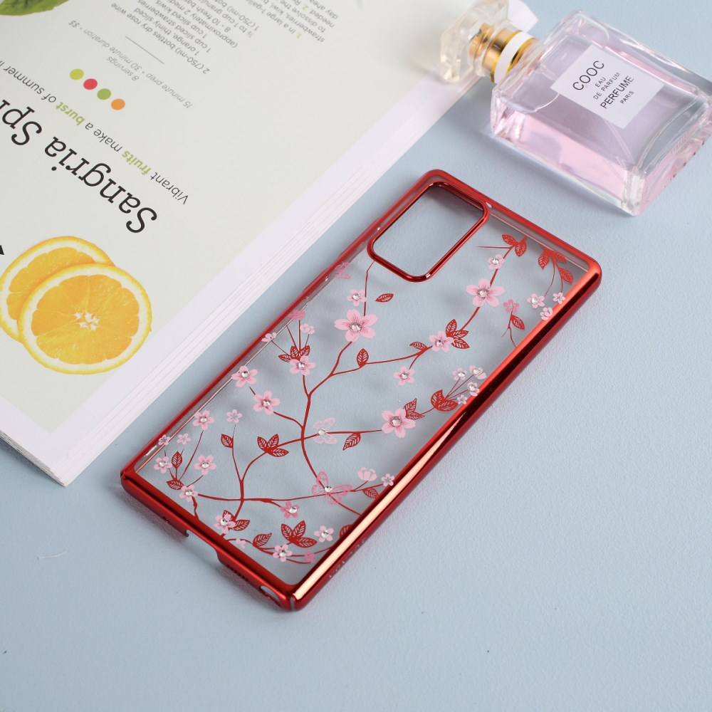 Samsung Note 20 Ultra raudona SULADA Bloom nugarėlė 5