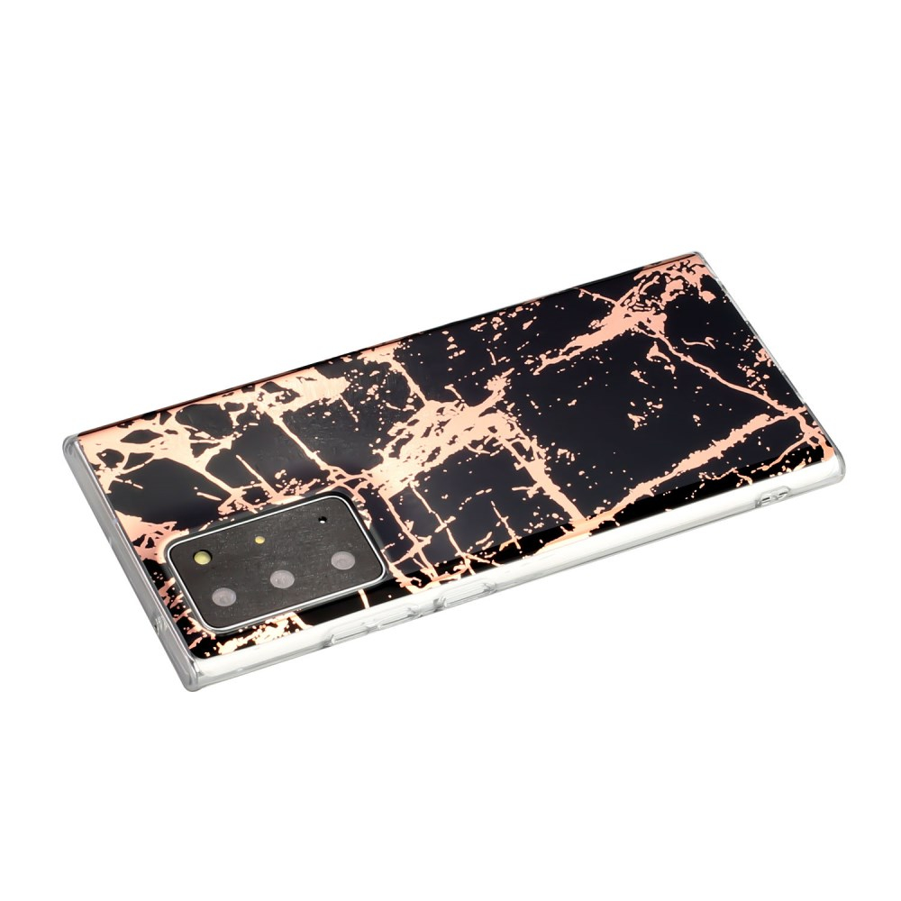 Samsung Note 20 Ultra Tracy nugarėlė Black&Gold Marble 2