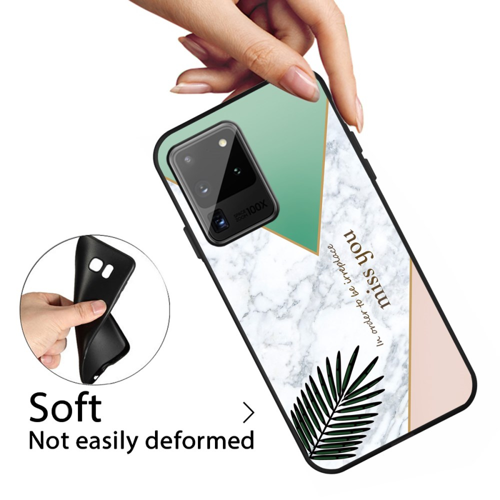 Samsung Note 20 ULTRA Tracy nugarėlė Geometric marble Leaf 2