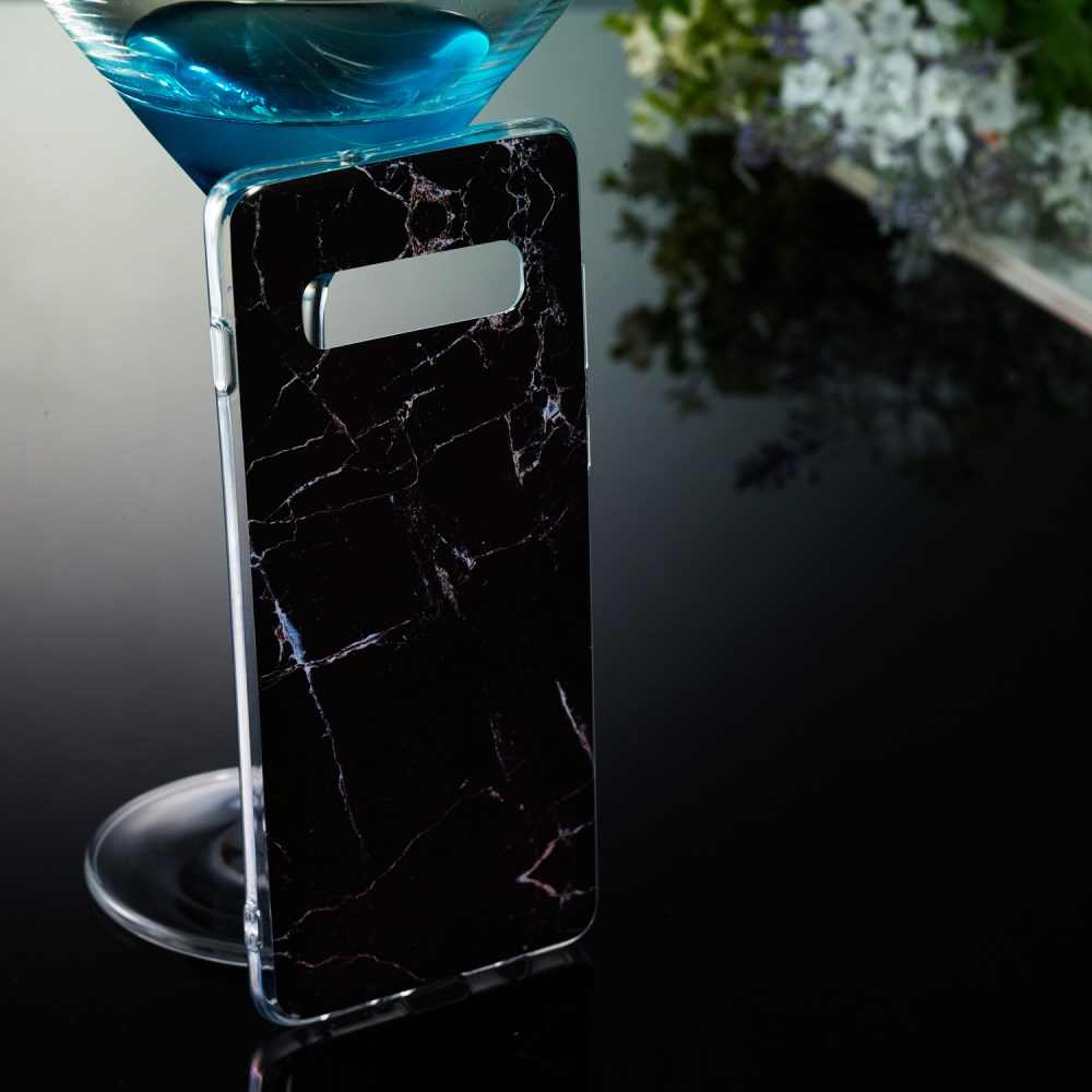 Samsung S10 PLUS Tracy nugarėlė Black Marble 4