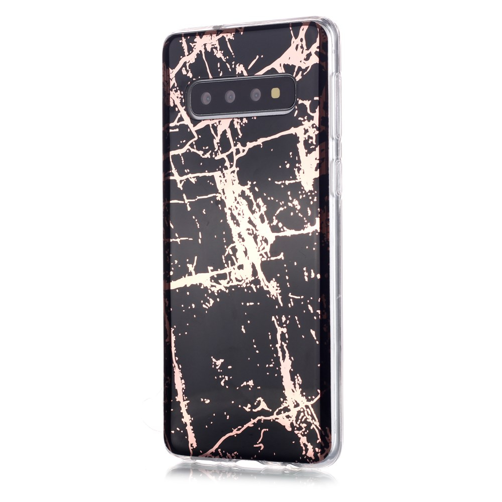 Samsung S10 Tracy nugarėlė Black&gold Marble 1